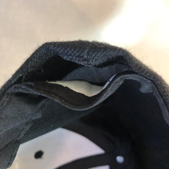 Size 23" Black 2015 Bike Week Daytona Beach Ball Cap Adjustable Velcro Strap 3" - Picture 4 of 4